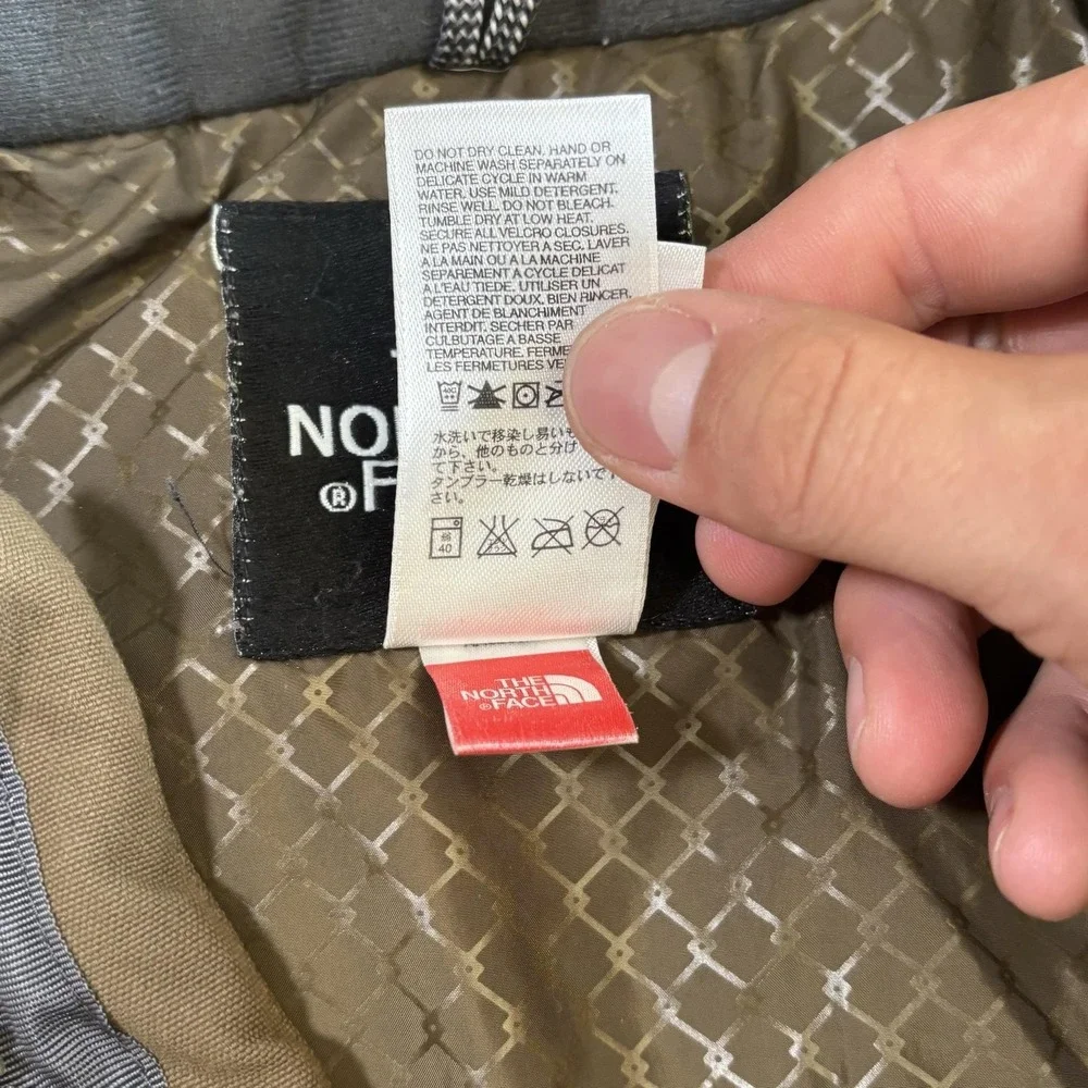 The North Face Mens 2XL Brown Insulated Parka Jacket AXEO Full Zip Outdoor